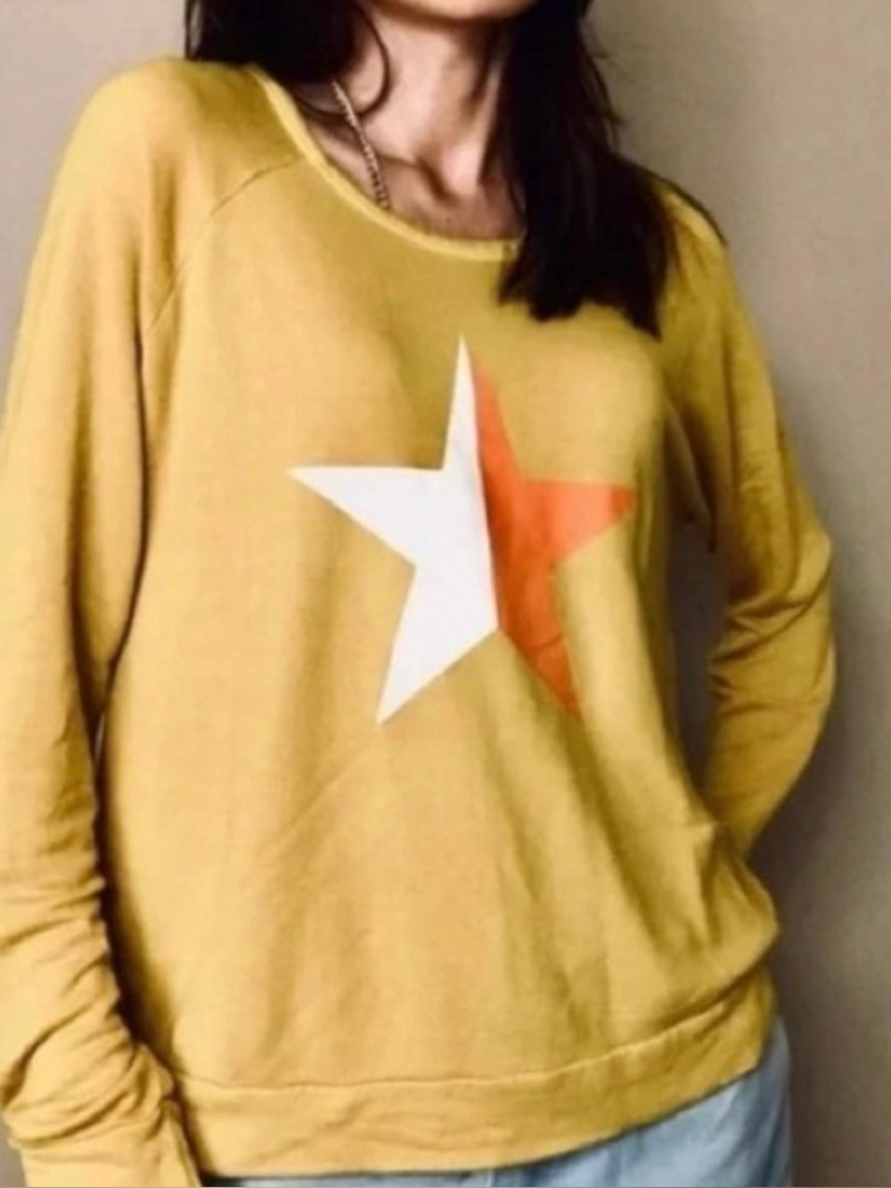 Sundry oversized star sweatshirt 0 XS 0-2
